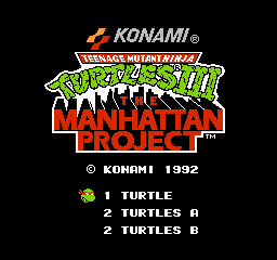 NES Games > Teenage Mutant Ninja Turtles III: The Manhattan 
